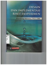 Image of Desain dan implementasi riset eksperimen