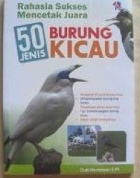 Rahasia sukses mencetak juara 50 jenis burung kicau